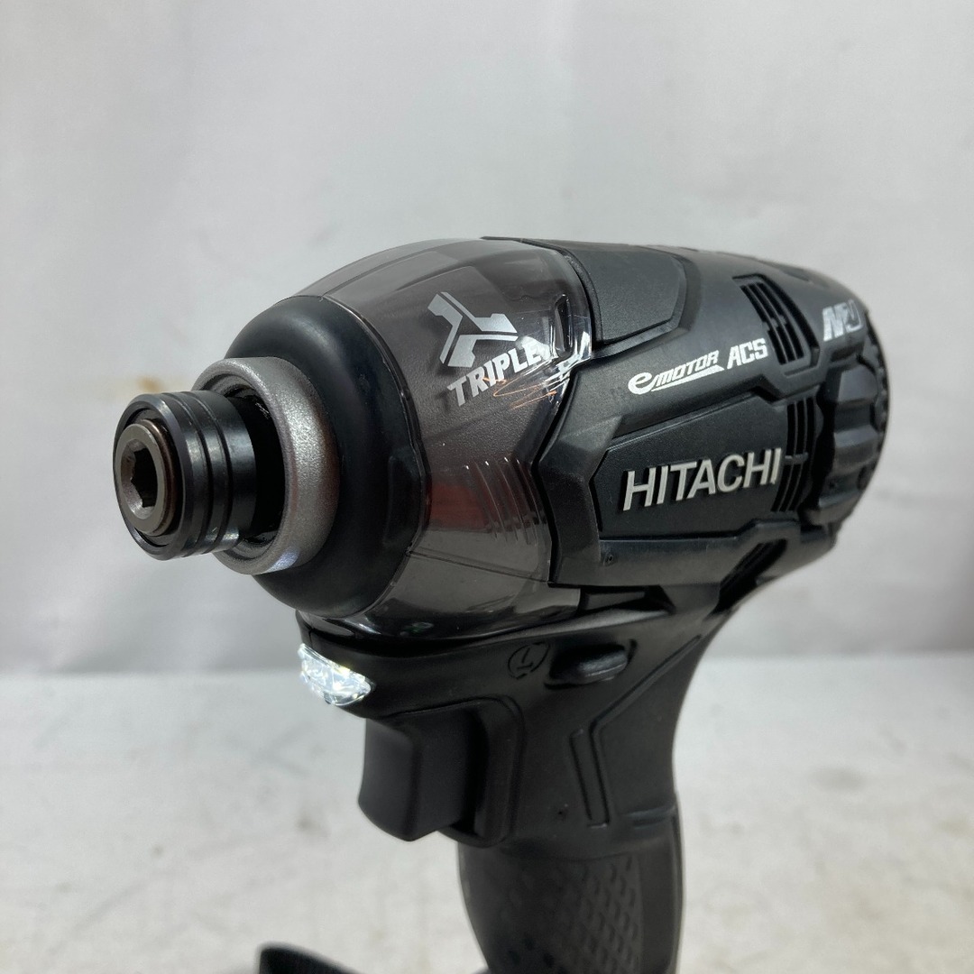 日立(ヒタチ)の＊＊HITACHI 日立 36V コードレスインパクトドライバ (バッテリ1個・ケース付）※充電器なし WH36DA ブラック インテリア/住まい/日用品のインテリア/住まい/日用品 その他(その他)の商品写真