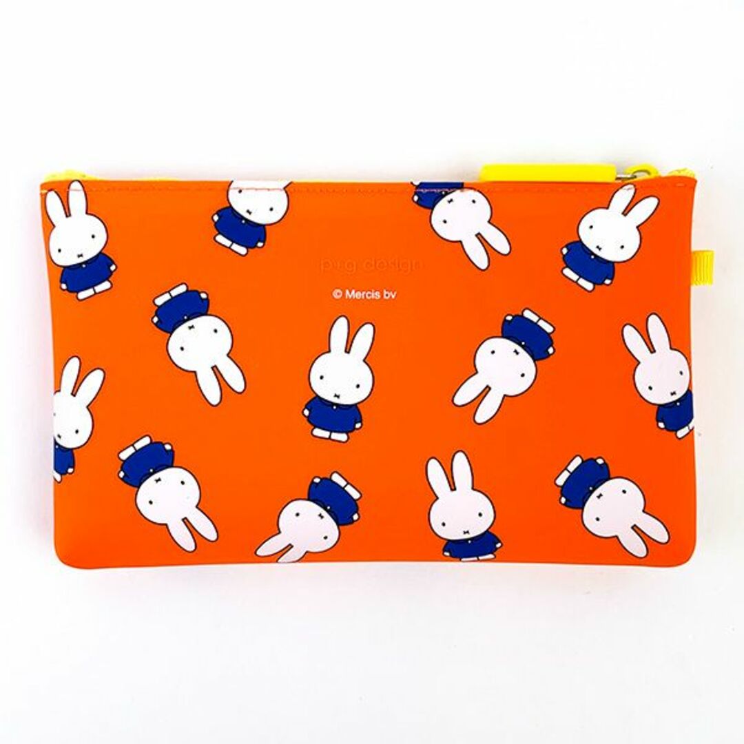 miffy(ミッフィー)のミッフィー NUU シリコンポーチ オレンジ レディースのファッション小物(ポーチ)の商品写真