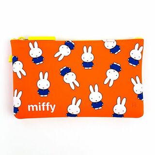 ミッフィー(miffy)のミッフィー NUU シリコンポーチ オレンジ(ポーチ)