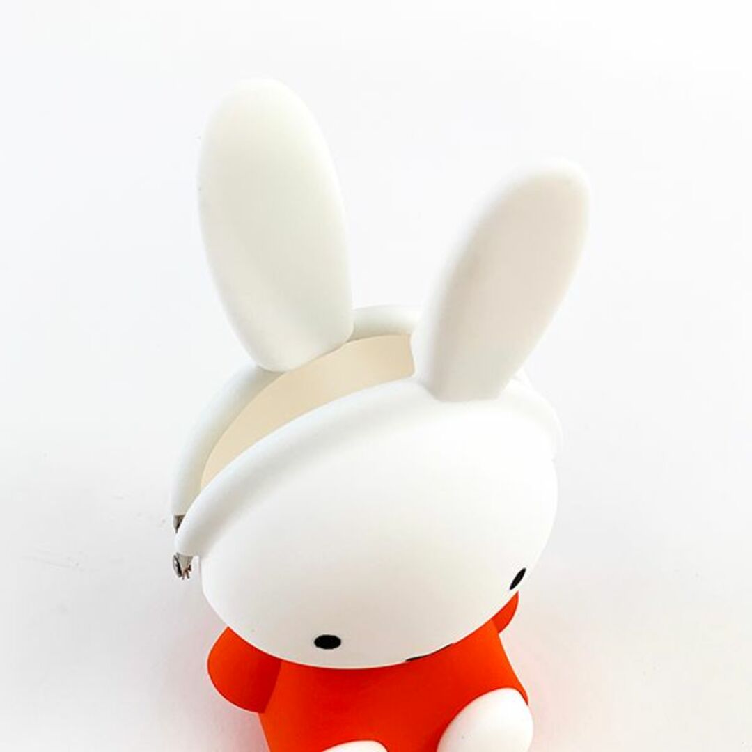 miffy(ミッフィー)のmiffy ミッフィー 3D ポチ ミッフィー レッド がま口 小物入れ グッズ レッド レディースのファッション小物(ポーチ)の商品写真