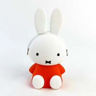 ミッフィー(miffy)のmiffy ミッフィー 3D ポチ ミッフィー レッド がま口 小物入れ グッズ レッド(ポーチ)