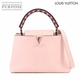 ルイヴィトン(LOUIS VUITTON)の未使用 展示品 ルイ ヴィトン LOUIS VUITTON カプシーヌ MM 2way ハンド ショルダー バッグ トリヨンレザー バブルガムピンク VLP 90225422(ハンドバッグ)