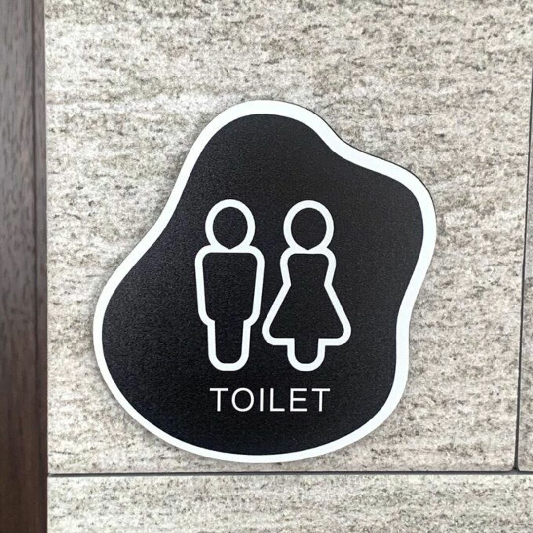 【送料無料】TOILET ホワイトフレームサインプレート トイレ 室名札 部屋名 インテリア/住まい/日用品のインテリア/住まい/日用品 その他(その他)の商品写真