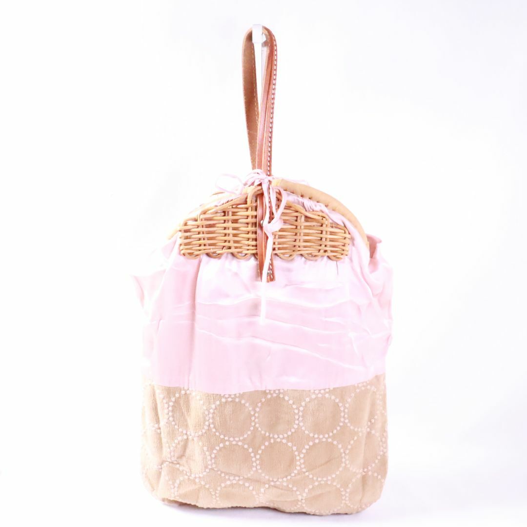 mina perhonen(ミナペルホネン)のmina perhonen ミナペルホネン　バッグ　Ｓ9169　ピンク レディースのバッグ(ハンドバッグ)の商品写真