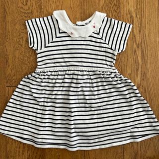 プチバトー(PETIT BATEAU)のプチバトー　ワンピース　チュニック　74cm 12m(ワンピース)