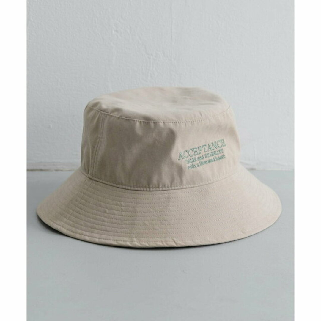 SENSE OF PLACE by URBAN RESEARCH(センスオブプレイスバイアーバンリサーチ)の【L.BROWN】ピーチキモウロゴシシュウバケットハット メンズの帽子(ハット)の商品写真