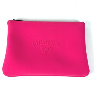 エルメス(Hermes)のエルメス HERMES ネオバン PM メイクポーチ 化粧ポーチ クラッチバッグ カバン ポーチ ポリアミド ピンク(ポーチ)