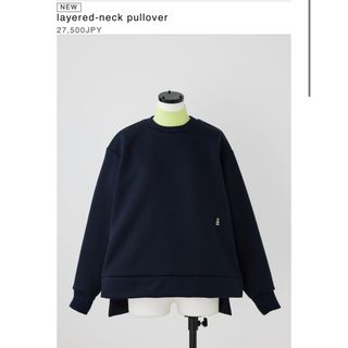 ナゴンスタンス(nagonstans)の【完売品】nagonstans layered neck pullover(カットソー(長袖/七分))