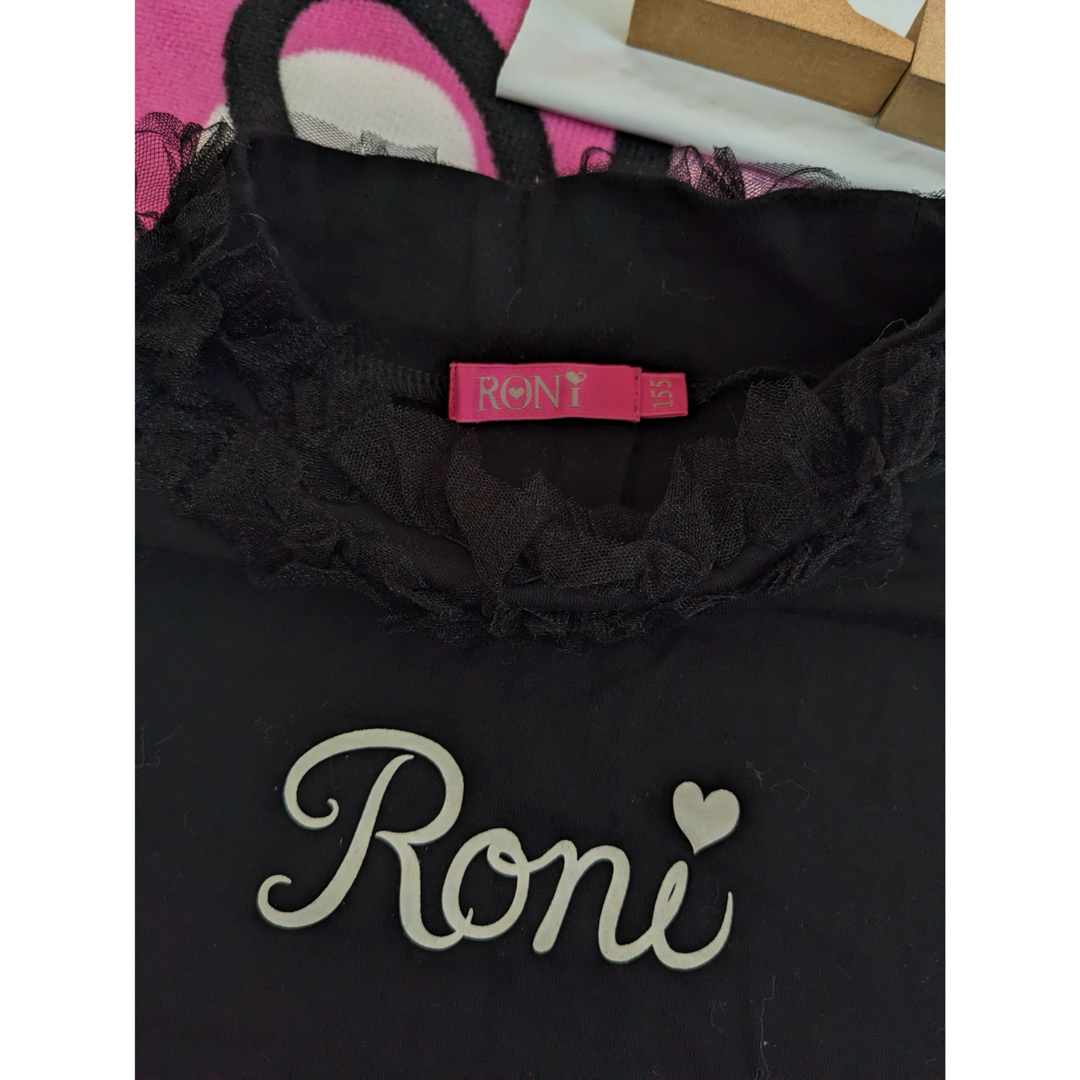 RONI(ロニィ)の231🌸RONI🌸チュールTシャツ🌸155 キッズ/ベビー/マタニティのキッズ服女の子用(90cm~)(Tシャツ/カットソー)の商品写真