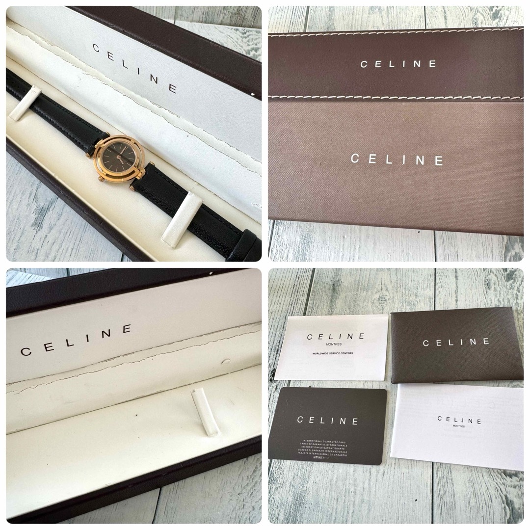 美品】セリーヌ CELINE 腕時計 ゴールド マカダム レディース 美品】セリーヌ CELINE 腕時計 ゴールド マカダム レディース