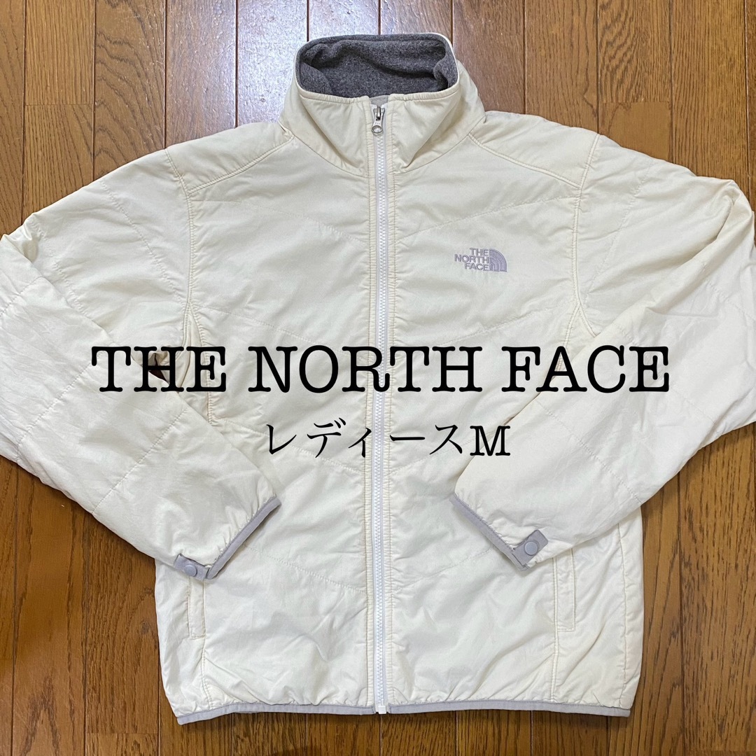 THE NORTH FACE(ザノースフェイス)のノースフェイス　中綿ジャケット　ダウン　アウター　レディースM   アイボリー レディースのジャケット/アウター(ダウンジャケット)の商品写真