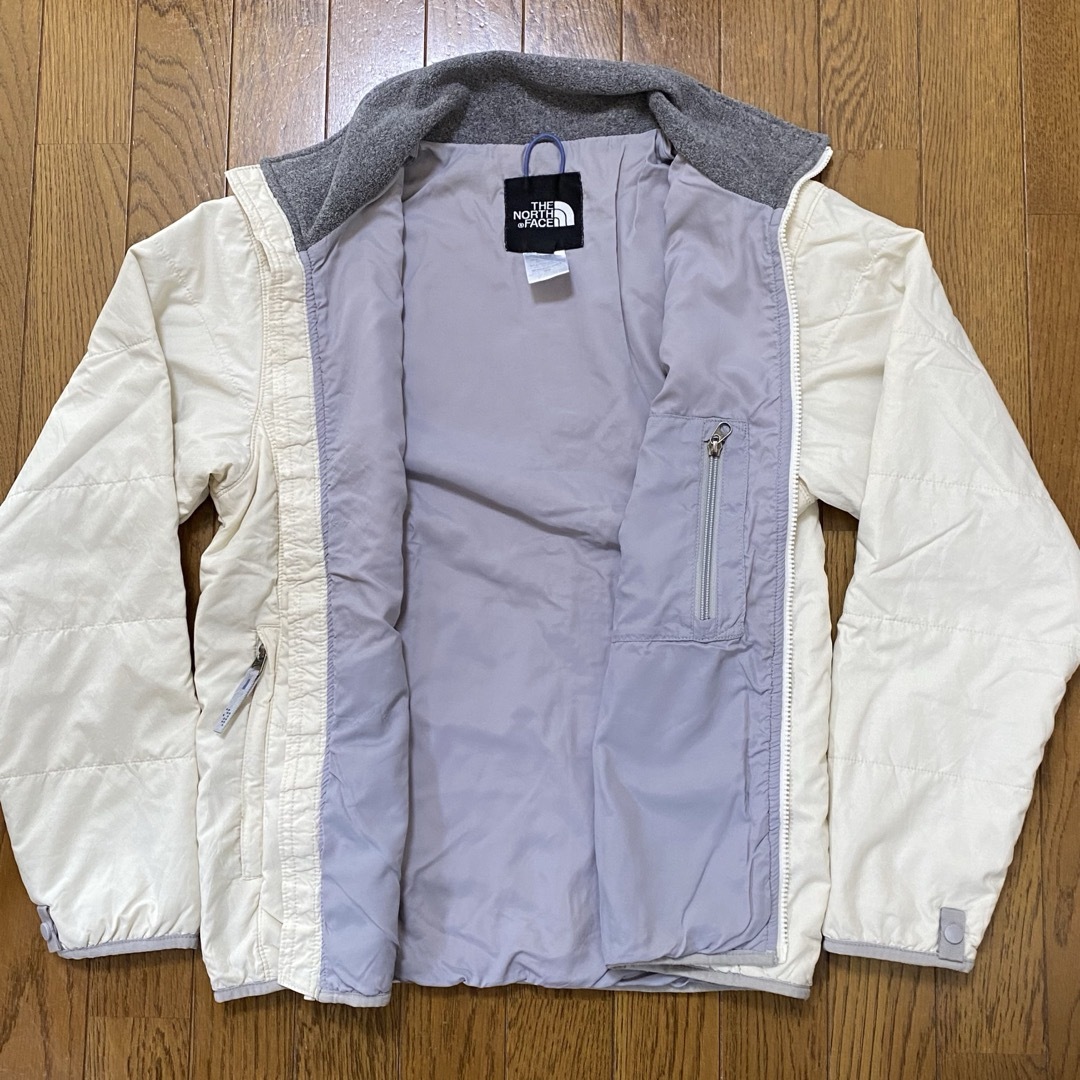 THE NORTH FACE(ザノースフェイス)のノースフェイス　中綿ジャケット　ダウン　アウター　レディースM   アイボリー レディースのジャケット/アウター(ダウンジャケット)の商品写真