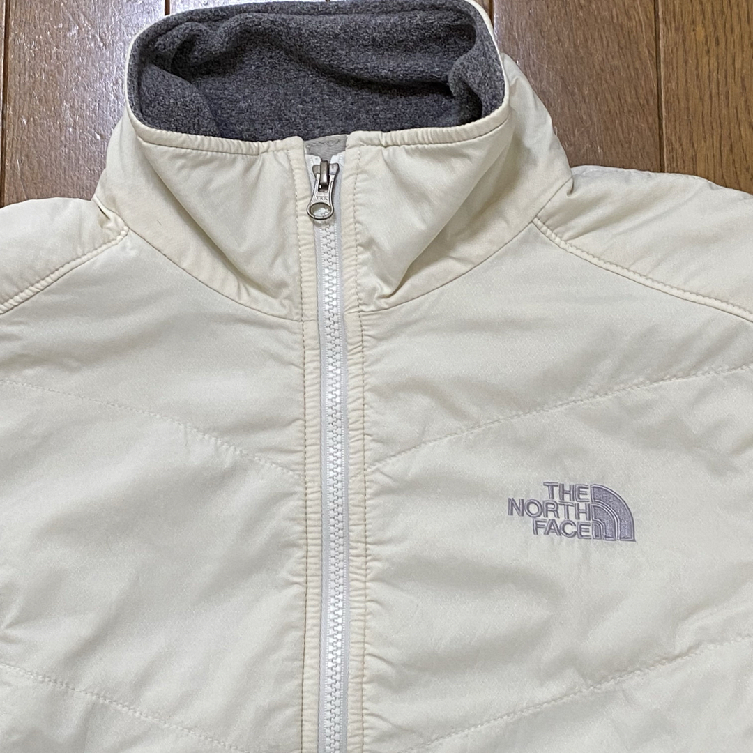 THE NORTH FACE(ザノースフェイス)のノースフェイス　中綿ジャケット　ダウン　アウター　レディースM   アイボリー レディースのジャケット/アウター(ダウンジャケット)の商品写真