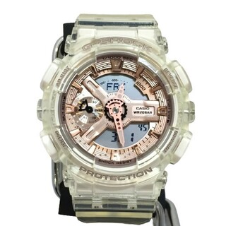 ジーショック(G-SHOCK)のG-SHOCK GMA-S110SR スケルトン カシオ 腕時計 アナデジ ミッドモデル クォーツ 美品(腕時計(アナログ))