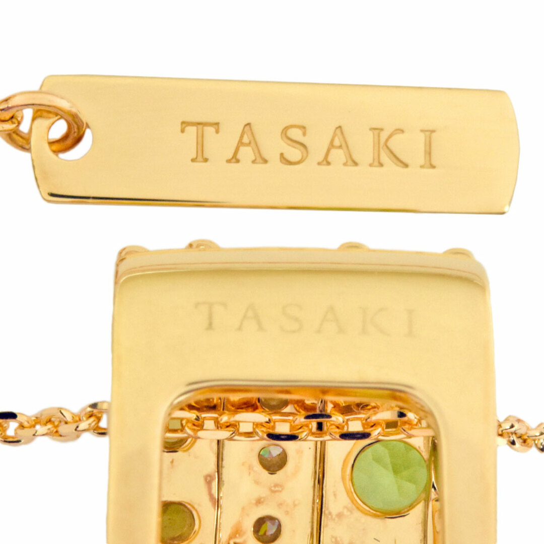 TASAKI(タサキ)のタサキ TASAKI ネックレス  ダイヤモンド 0.15ct K18YG  マルチカラー ストーン レディース【中古】 レディースのアクセサリー(ネックレス)の商品写真