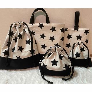 星柄　入園セット　ハンドメイド(外出用品)