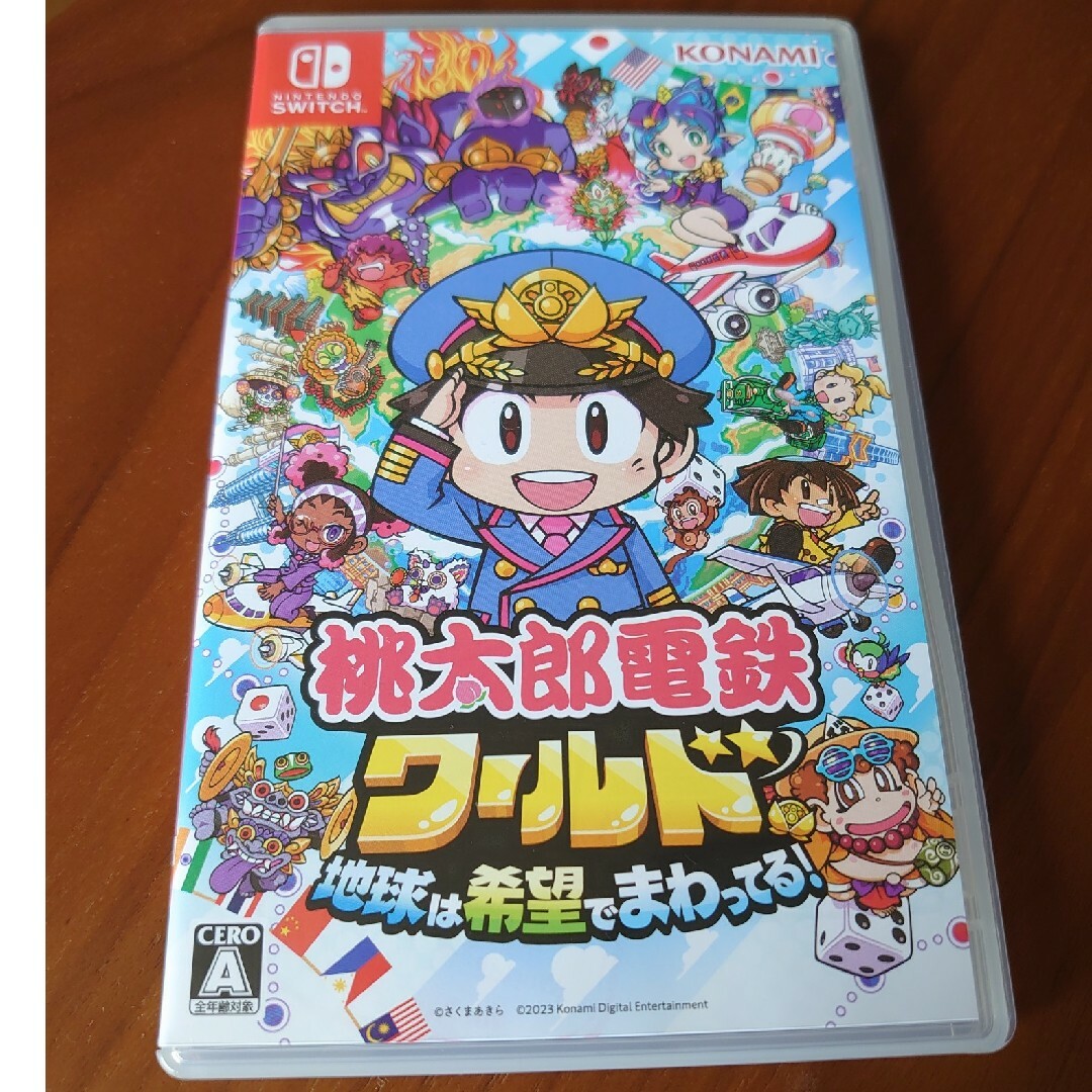 KONAMI(コナミ)の桃太郎電鉄ワールド ～地球は希望でまわってる！～ エンタメ/ホビーのゲームソフト/ゲーム機本体(家庭用ゲームソフト)の商品写真