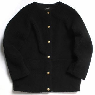 A.P.C - A.P.C. BLOUSON BOUCLETTE CHIC ノーカラージャケット