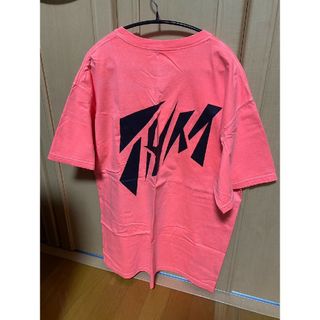 THM THE HARD MAN BAGGIES Tシャツ サーモンピンク L(Tシャツ/カットソー(半袖/袖なし))