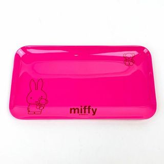 ミッフィー(miffy)のミッフィー メラミントレー PK 食器 プレート キッズ ピンク(食器)