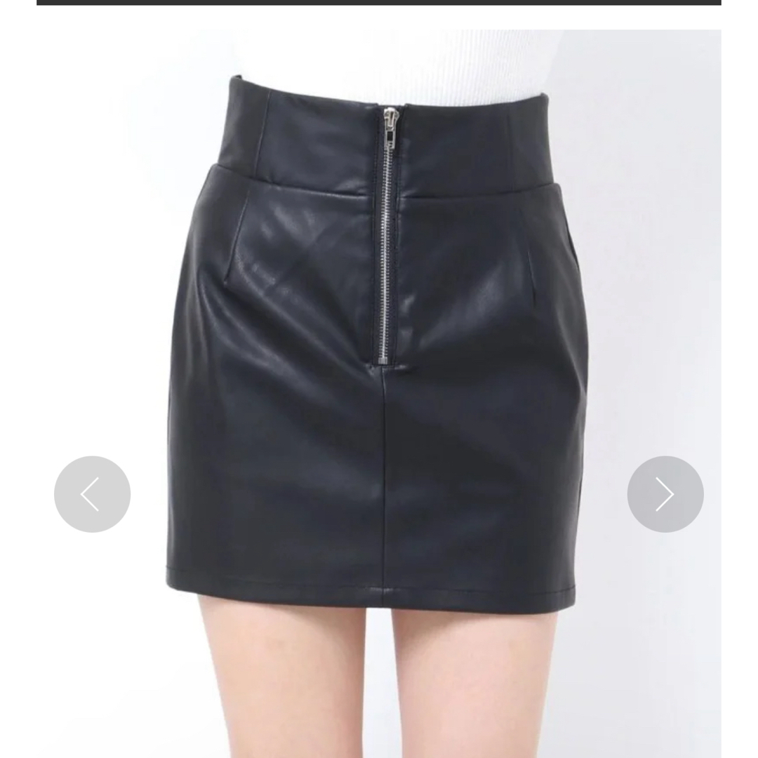 GYDA(ジェイダ)のGYDA レザースカート レディースのスカート(ミニスカート)の商品写真