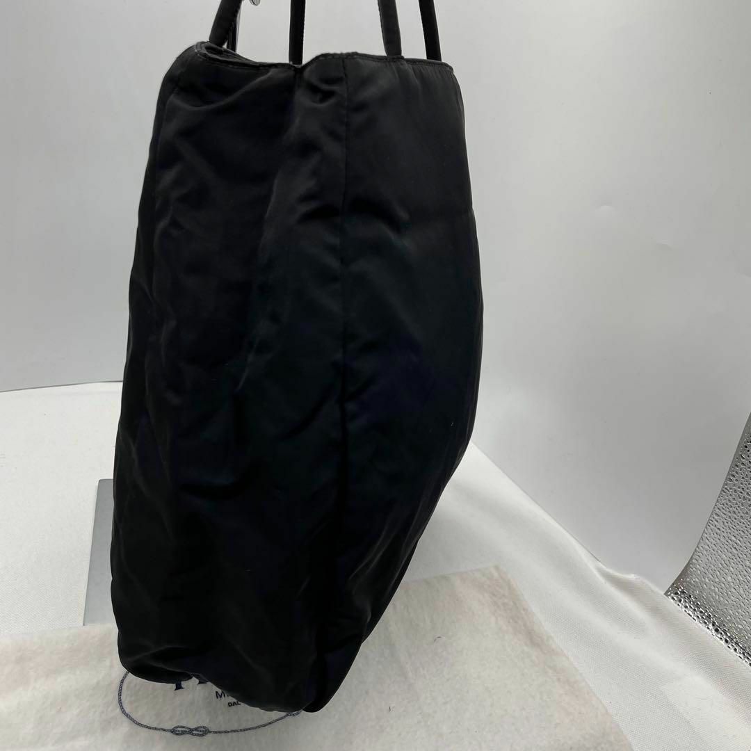 PRADA - 52 美品 プラダ ハンドバッグ ナイロン ブラック 三角 PRADA - 52 美品 プラダ ハンドバッグ ナイロン ブラック 三角
