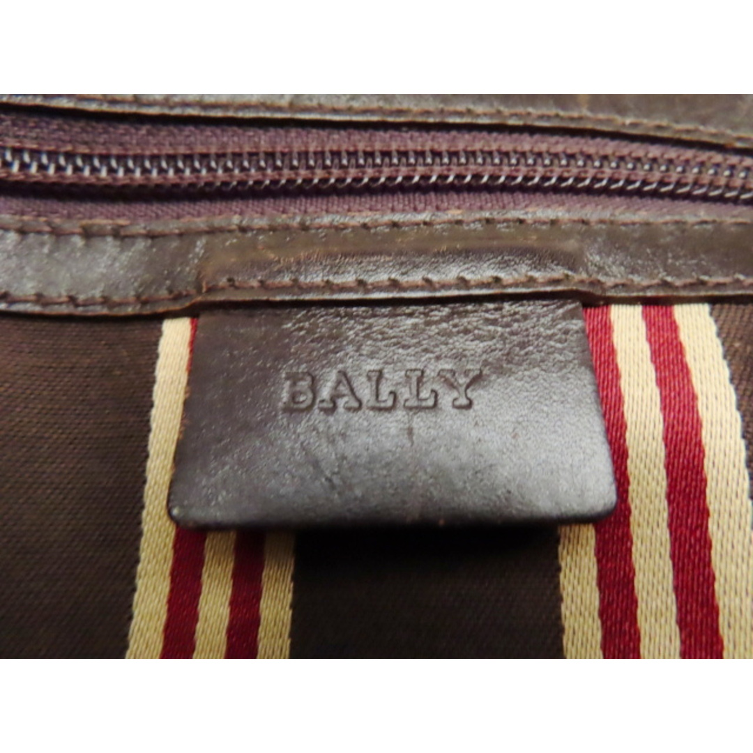 Bally(バリー)のK03 BALLY バリー スエード/レザー ワンショルダーバッグ ブラウン レディースのバッグ(ショルダーバッグ)の商品写真