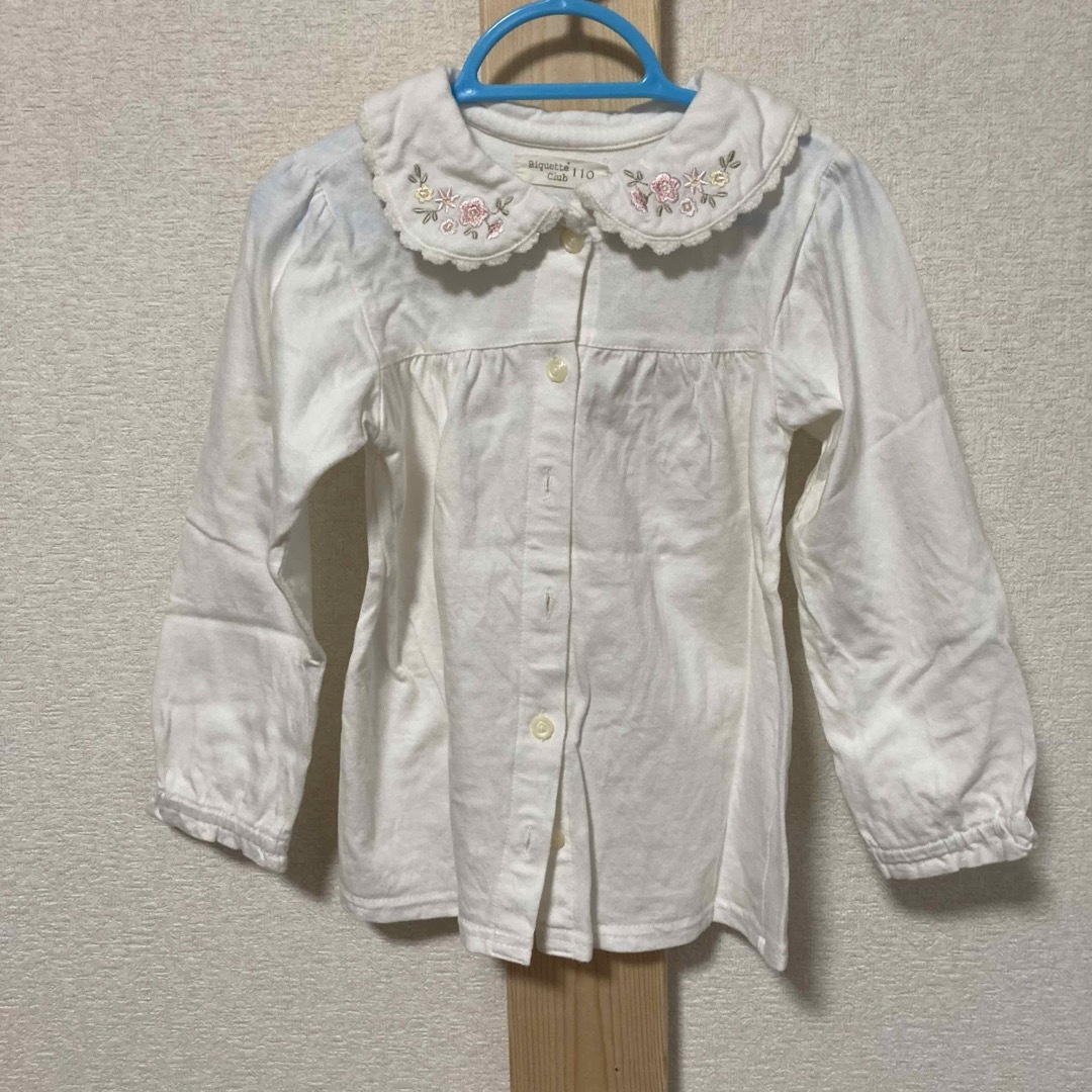 Biquette Club(ビケットクラブ)の長袖ブラウス　110 キッズ/ベビー/マタニティのキッズ服女の子用(90cm~)(ブラウス)の商品写真