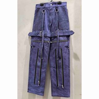 コムデギャルソン(COMME des GARCONS)のKIDILL 23AW ZipDenimPants ボンテージパンツ(デニム/ジーンズ)