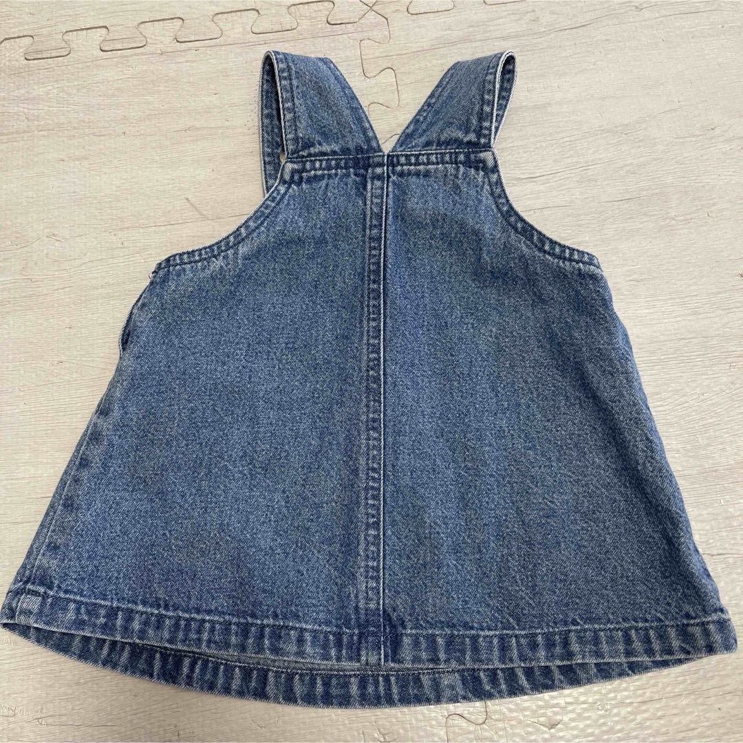 carter's(カーターズ)のcarter's デニムワンピ ワンピース 女の子 0-3M 60  キッズ/ベビー/マタニティのベビー服(~85cm)(ワンピース)の商品写真