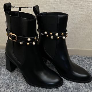 ザラ(ZARA)のZARA ビジュー  ブーツ(ブーツ)