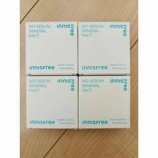 イニスフリー(Innisfree)の【24時間以内発送】イニスフリー ノーセバム ミネラルパクトS 8.5g×4(フェイスパウダー)