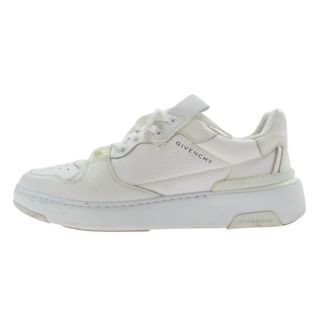 ジバンシィ(GIVENCHY)のGIVENCHY ジバンシィ スニーカー BH002KH0KP イタリア製 WING LOW SNEAKER ウィング ロー スニーカー ホワイト系 40【中古】(スニーカー)