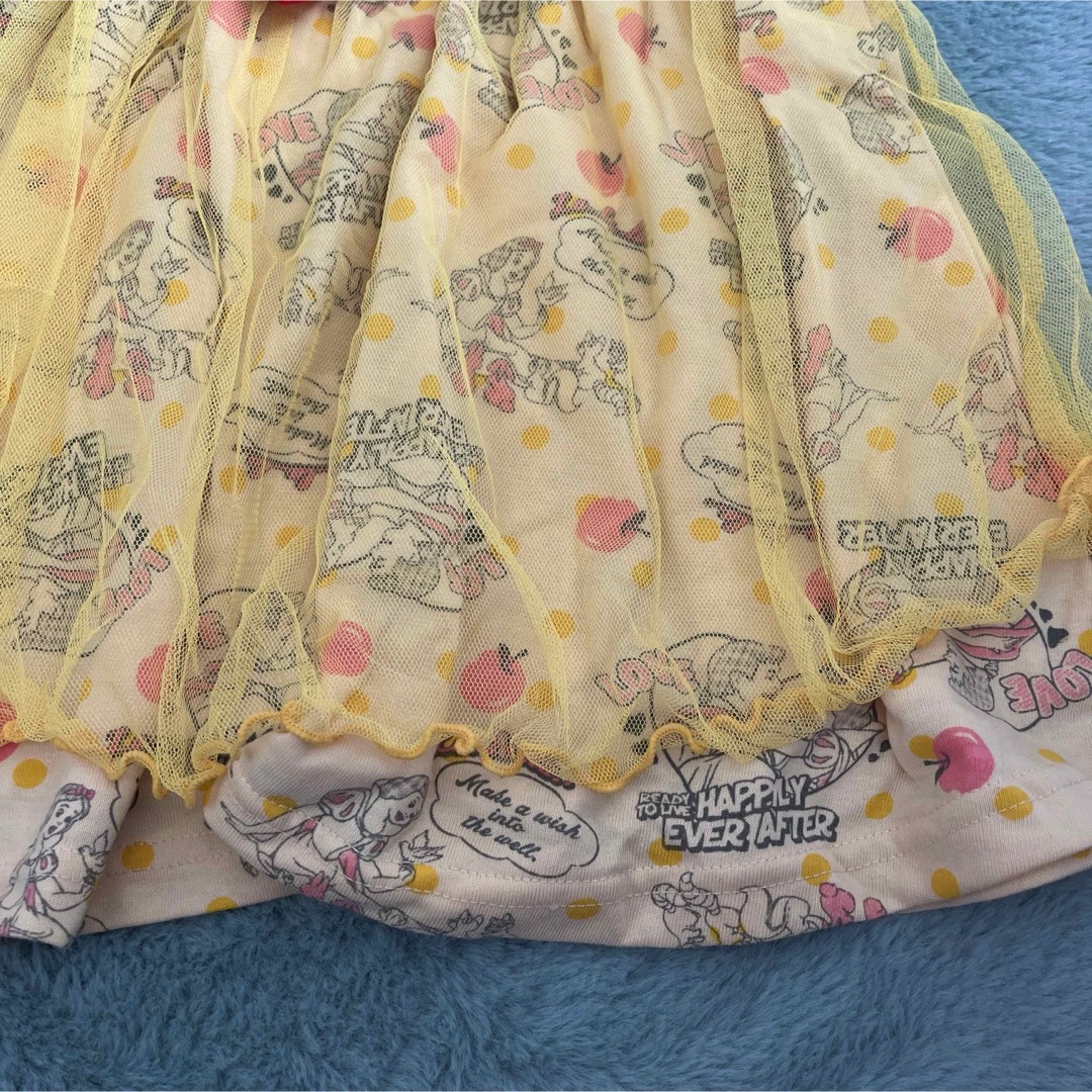 白雪姫(シラユキヒメ)の白雪姫　ワンピース　80 キッズ/ベビー/マタニティのベビー服(~85cm)(ワンピース)の商品写真
