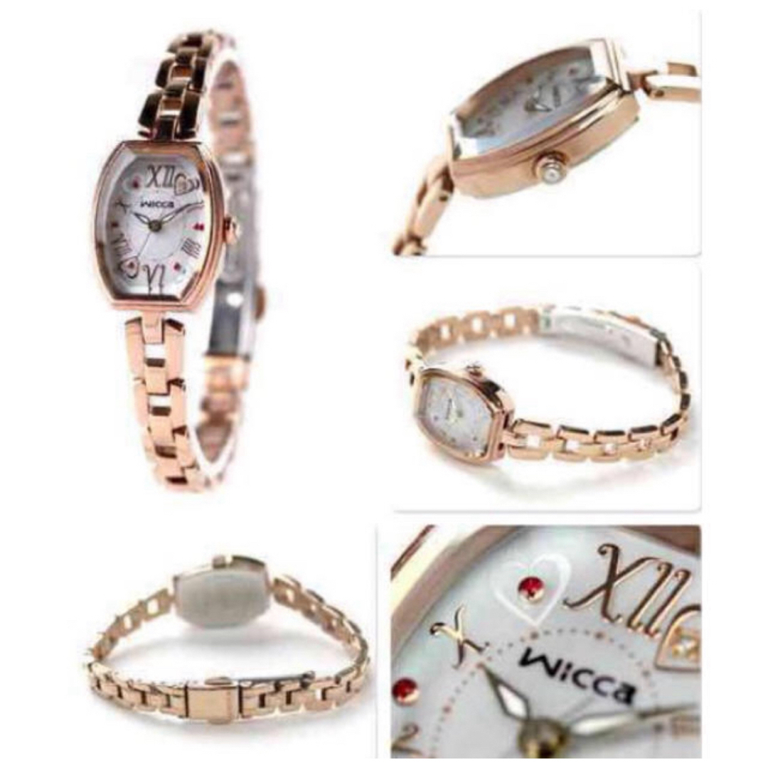 シチズン wicca ピンクゴールド レディース腕時計 レディースのファッション小物(腕時計)の商品写真