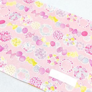 水彩 ピンク ランチクロス☆ランチョンマット 女の子(外出用品)