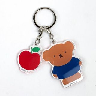 ミッフィー(miffy)のミッフィー miffy アクリルキーホルダー　miffy＆boris(キーホルダー)