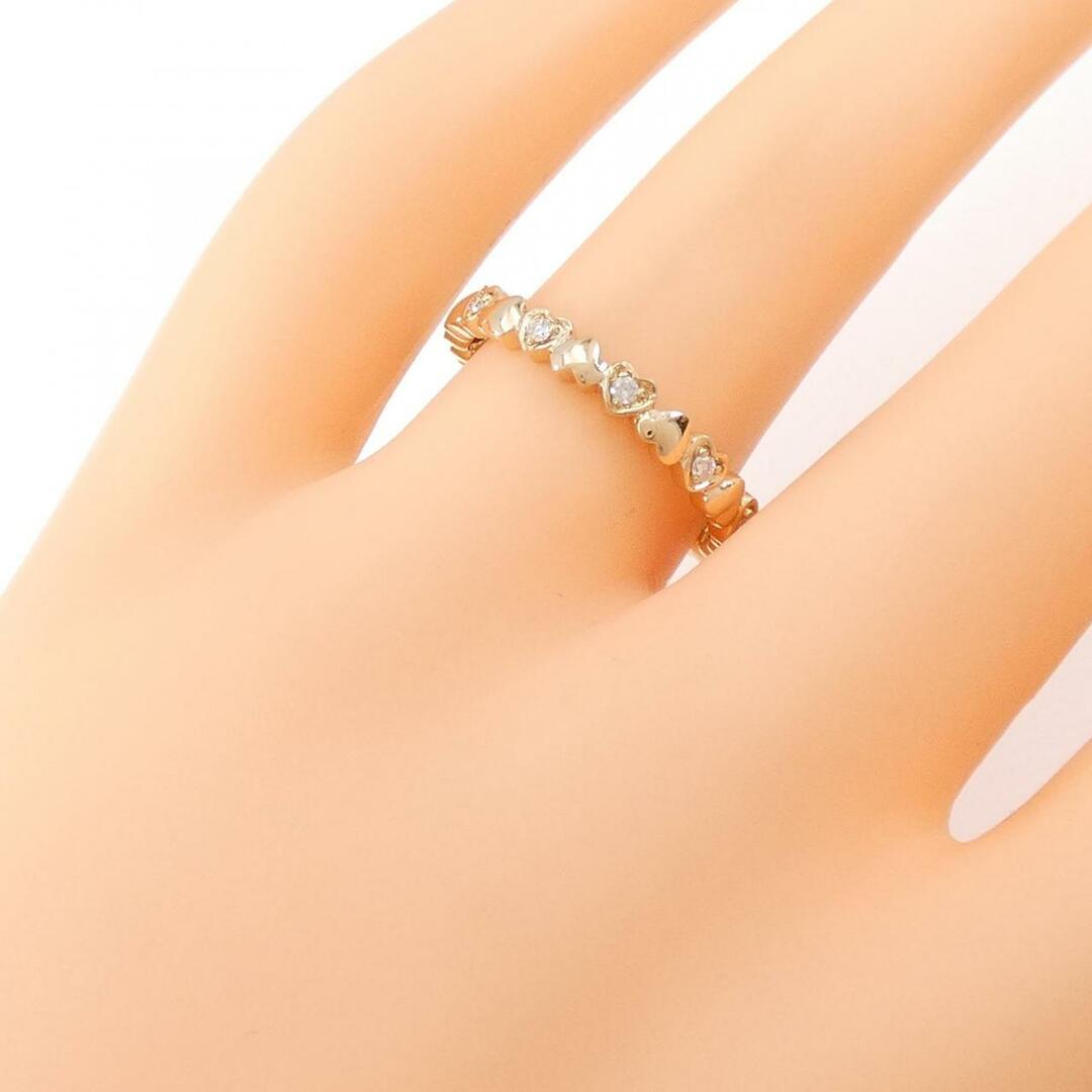 Folli Follie(フォリフォリ)のフォリフォリ ハート ダイヤモンド リング 0.06CT レディースのアクセサリー(リング(指輪))の商品写真