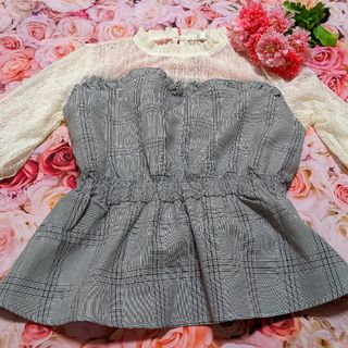 リズリサ❤アマベル♥夢展望❤白♥花柄♥レース＆シースルー♥チェック♥お洋服