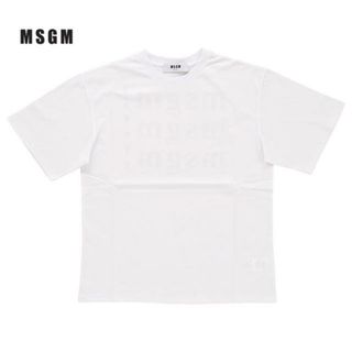 エムエスジイエム(MSGM)の【アウトレット】MSGM エムエスジーエム T-Shirt 2542MDM185 184798 レディース Tシャツ 半袖 ホワイト 白 ホワイト(Tシャツ(半袖/袖なし))