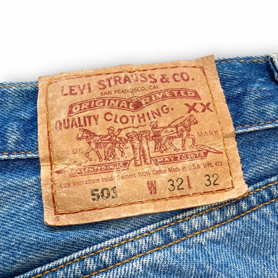 Levi's(リーバイス)の【Levi's】90s リーバイス501 カットオフ デニムパンツ USA製 メンズのパンツ(デニム/ジーンズ)の商品写真