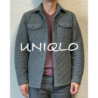 ユニクロ(UNIQLO)の【UNIQLO】Quilted Jacket /Gray/M(ダウンジャケット)