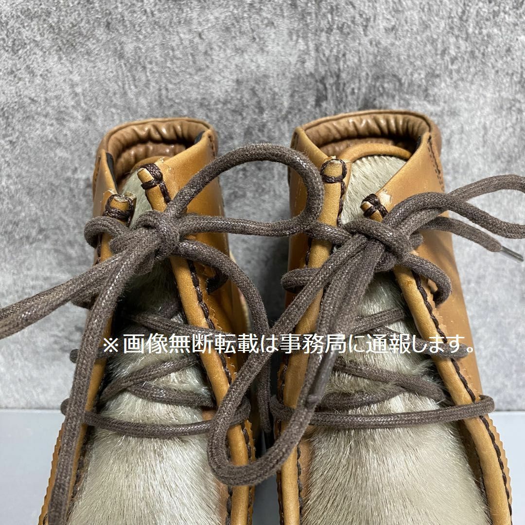 MIHARAYASUHIRO(ミハラヤスヒロ)のミハラ ヤスヒロ アザラシ ファー ジャイアント インヒール ブーツ/24.5 レディースの靴/シューズ(ブーツ)の商品写真