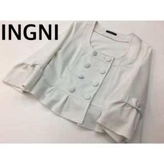 イング(INGNI)のNGNI イング  袖口フレア　ノーカラー ジャケット(ノーカラージャケット)