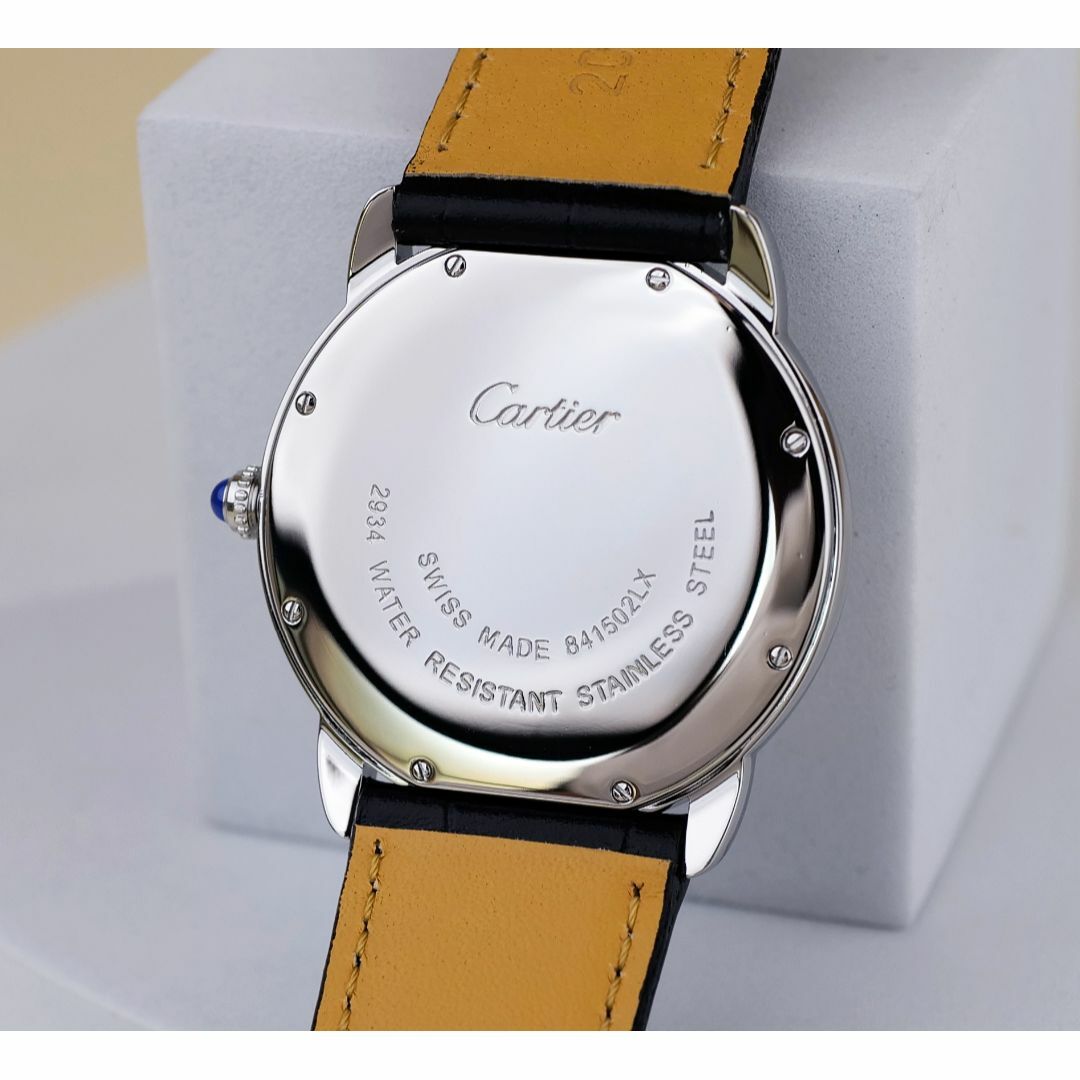 Cartier(カルティエ)の美品 カルティエ ロンド ソロ シルバー ローマン LM Cartier メンズの時計(腕時計(アナログ))の商品写真