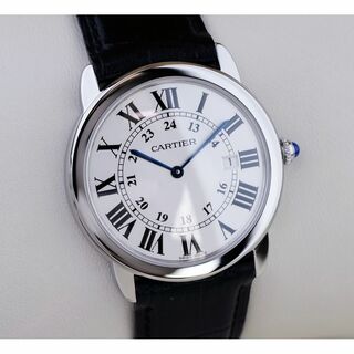 カルティエ(Cartier)の美品 カルティエ ロンド ソロ シルバー ローマン LM Cartier(腕時計(アナログ))