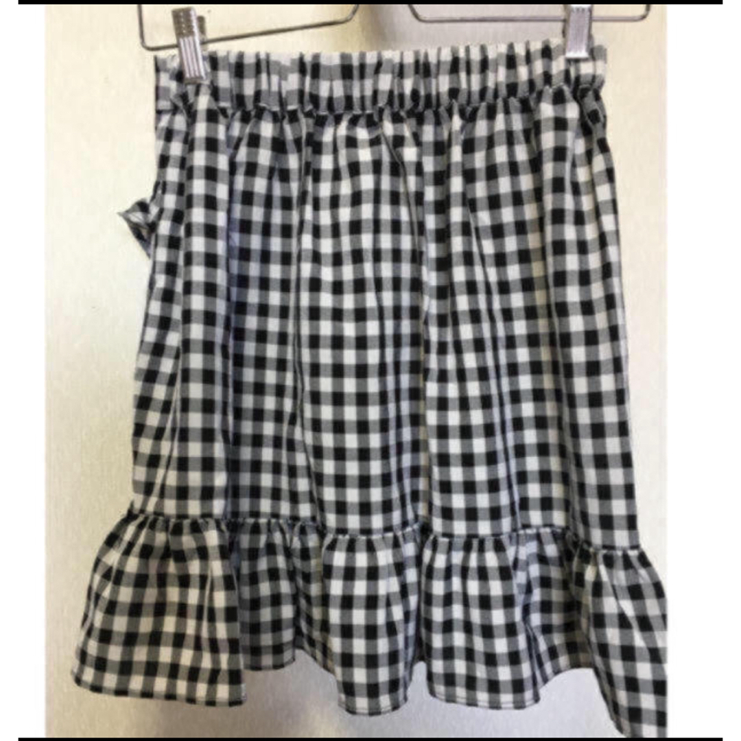 ZARA(ザラ)の♡本日限定お値下♡ セレクト購入 ギンガムチェック フリル スカート M♡ レディースのスカート(ミニスカート)の商品写真