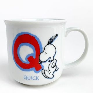 スヌーピー(SNOOPY)のイニシャルマグ Ｑ スヌーピー グッズ（ＭＣＯＲ）(MCD)(PWD)(グラス/カップ)