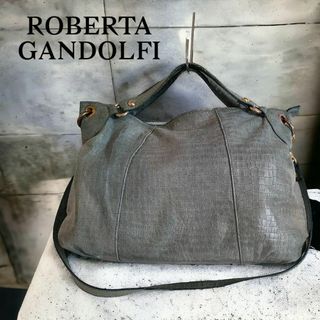 ロベルタガンドルフィ(ROBERTA GANDOLFI)のROBERTA GANDOLFI ロベルタガンドルフィ　レザー　2wayバッグ(ショルダーバッグ)