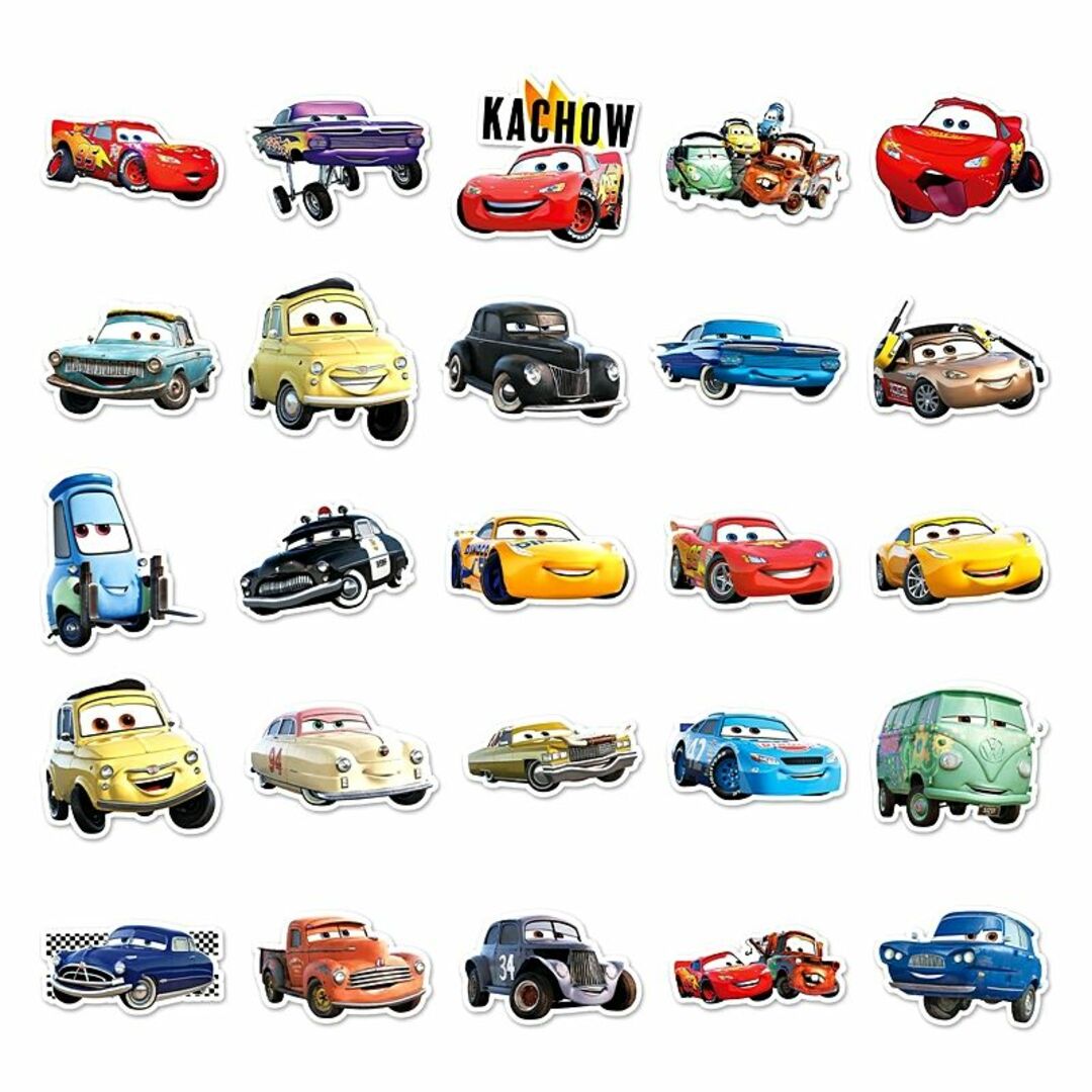 新品 カーズ cars ステッカーシール クロスロード 50枚 エンタメ/ホビーのおもちゃ/ぬいぐるみ(キャラクターグッズ)の商品写真